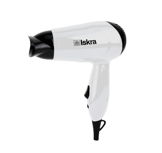 Fen za kosu putni ISKRA RH-1818-1 1200W - bijela boja