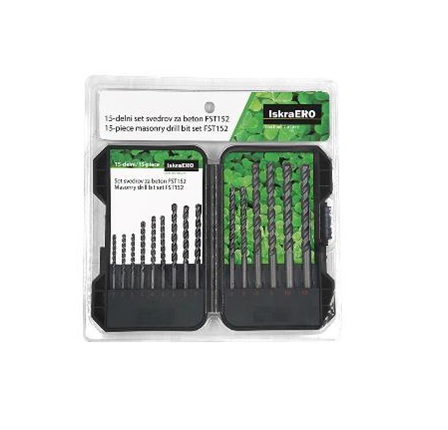 15-djelni set borera za beton Iskra ERO FST152
