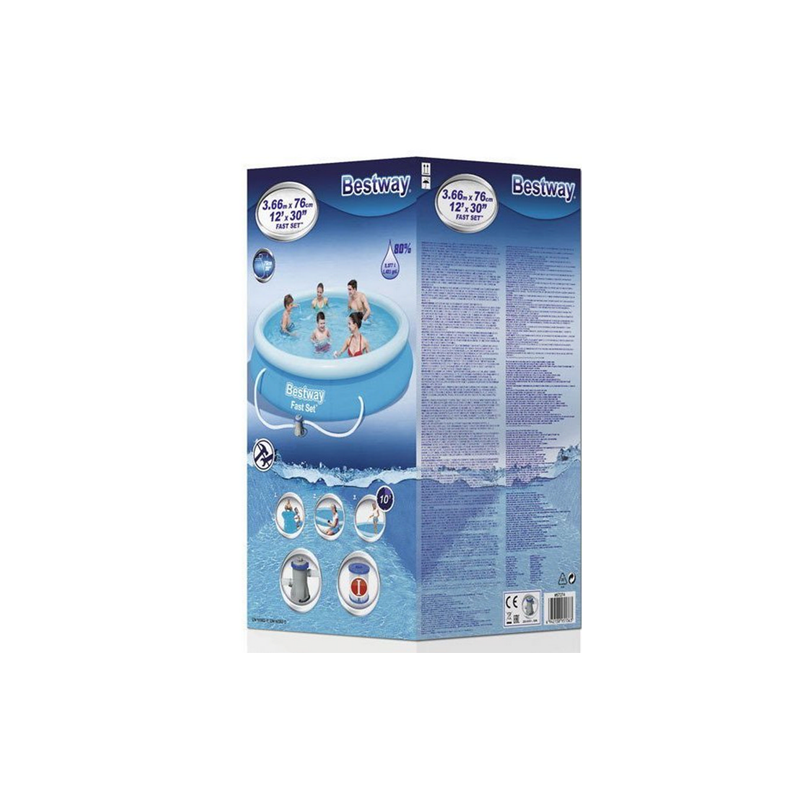 BAZEN BESTWAY 57274 3.66X76 BWFAST PLAVI 3,66 m X 76 cm