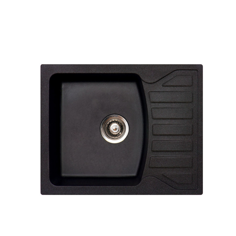 Sudoper METALAC X QUADRO M CRNI